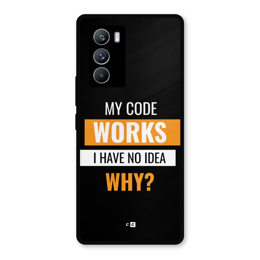 Coders Thought Metal Back Case for iQOO 9 SE