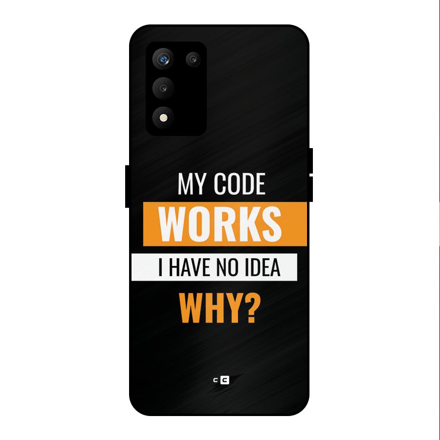 Coders Thought Metal Back Case for realme 9 5G SE