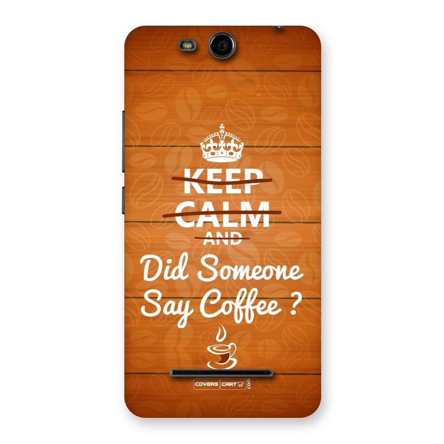 Coffee Ardour Back Case for Micromax Canvas Juice 3 Q392