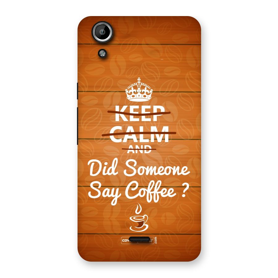 Coffee Ardour Back Case for Micromax Canvas Selfie Lens Q345