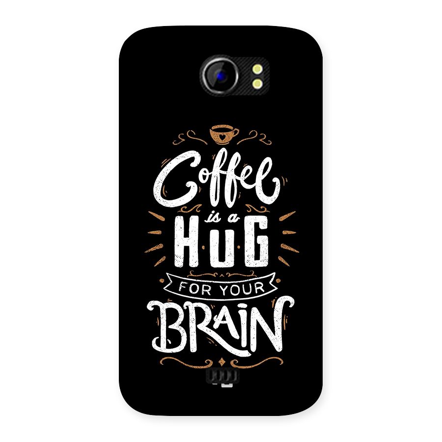 Coffee Brain Back Case for Canvas 2 A110