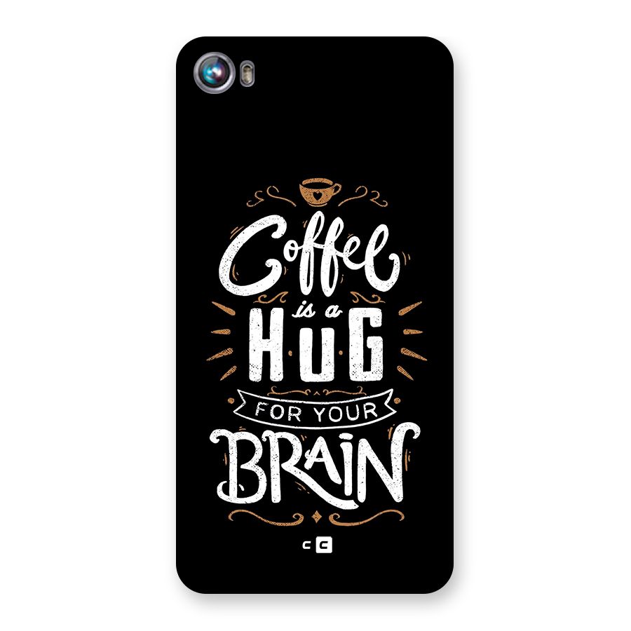Coffee Brain Back Case for Canvas Fire 4 (A107)