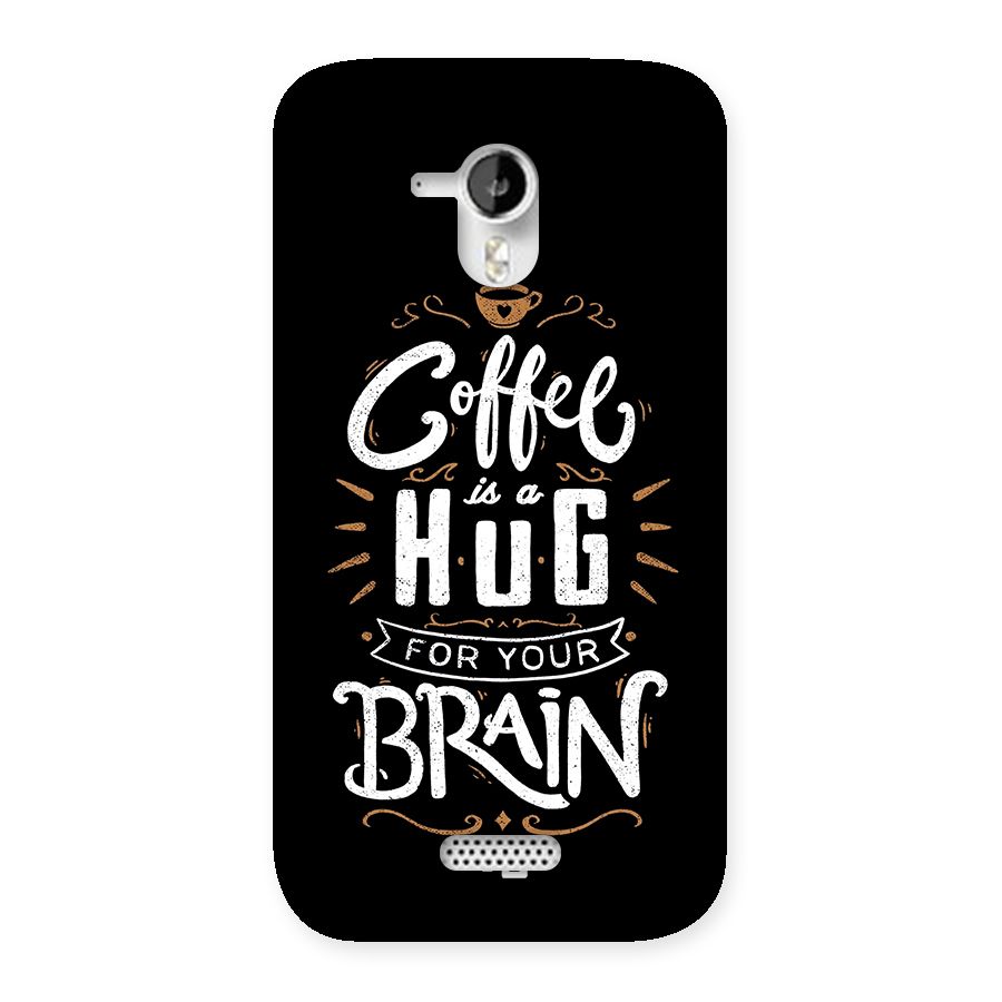 Coffee Brain Back Case for Canvas HD A116