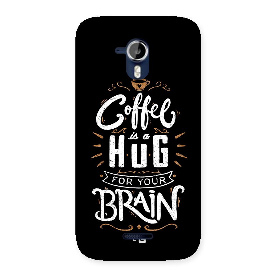 Coffee Brain Back Case for Canvas Magnus A117
