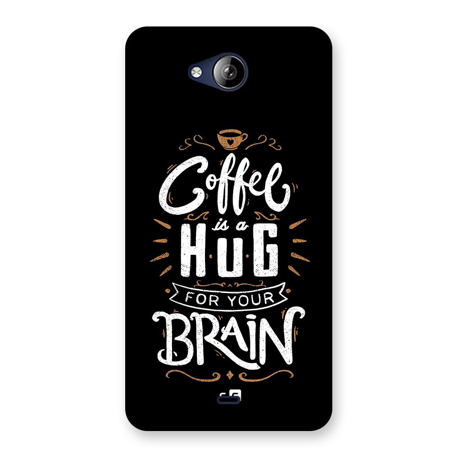 Coffee Brain Back Case for Canvas Play Q355