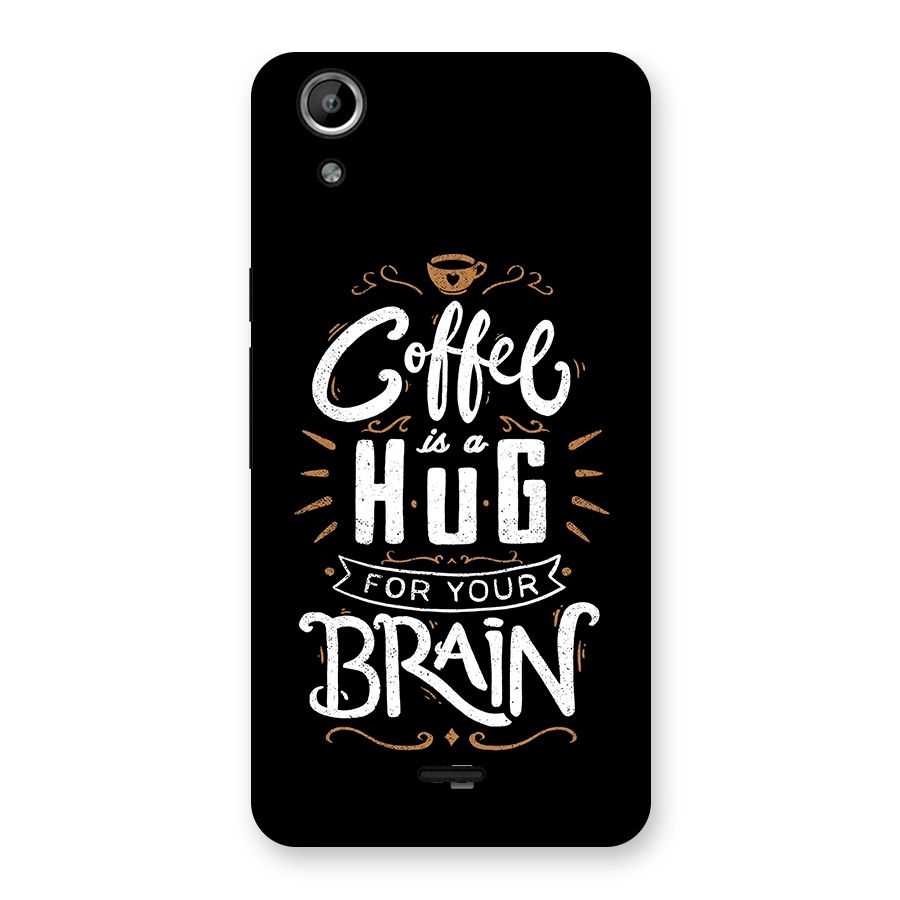 Coffee Brain Back Case for Canvas Selfie Lens Q345