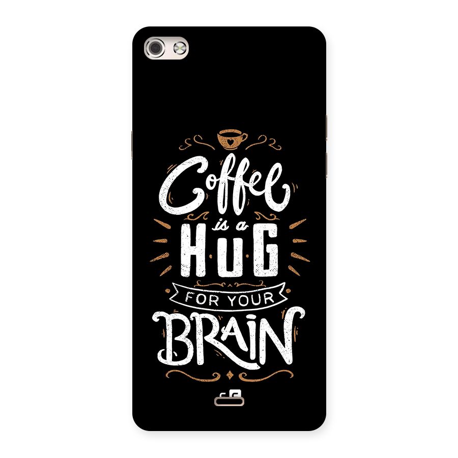 Coffee Brain Back Case for Canvas Silver 5