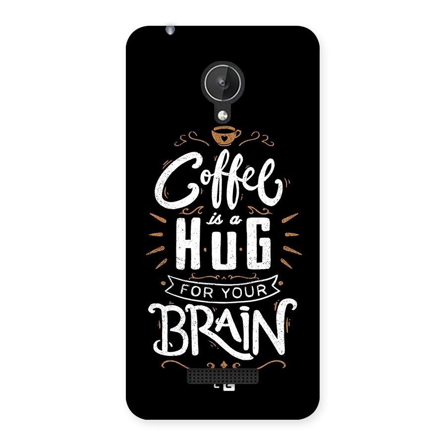 Coffee Brain Back Case for Canvas Spark Q380