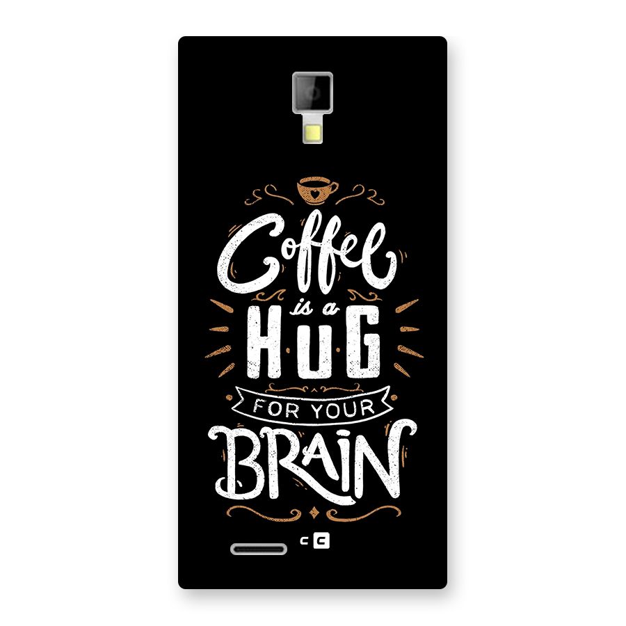 Coffee Brain Back Case for Canvas Xpress A99
