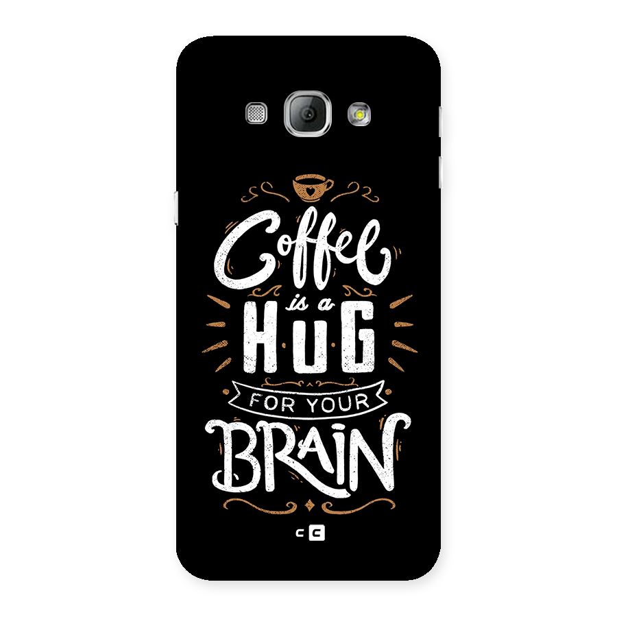 Coffee Brain Back Case for Galaxy A8