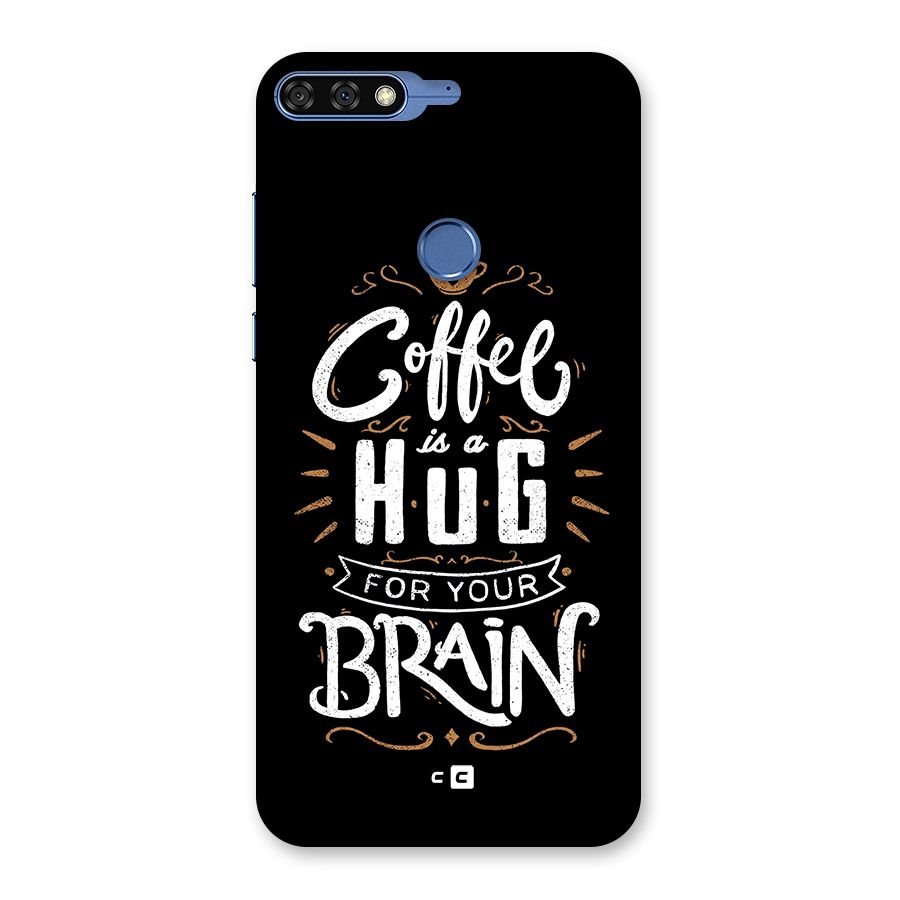 Coffee Brain Back Case for Honor 7C
