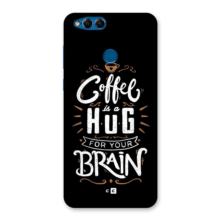 Coffee Brain Back Case for Honor 7X