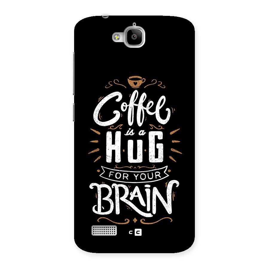 Coffee Brain Back Case for Honor Holly