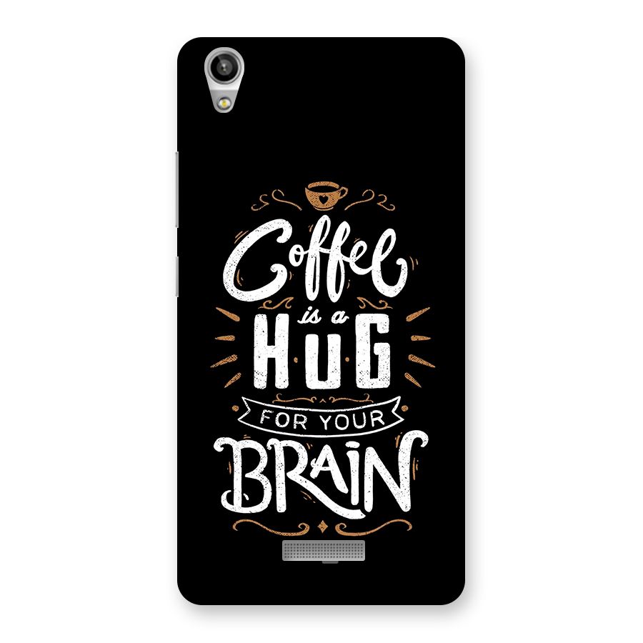 Coffee Brain Back Case for Lava Pixel V1