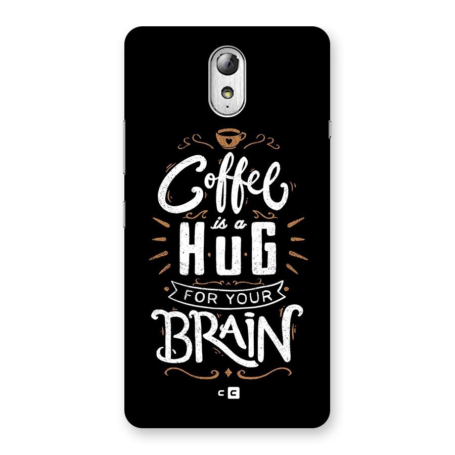 Coffee Brain Back Case for Lenovo Vibe P1M
