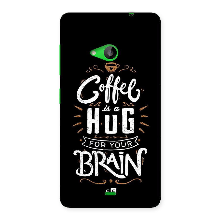 Coffee Brain Back Case for Lumia 535