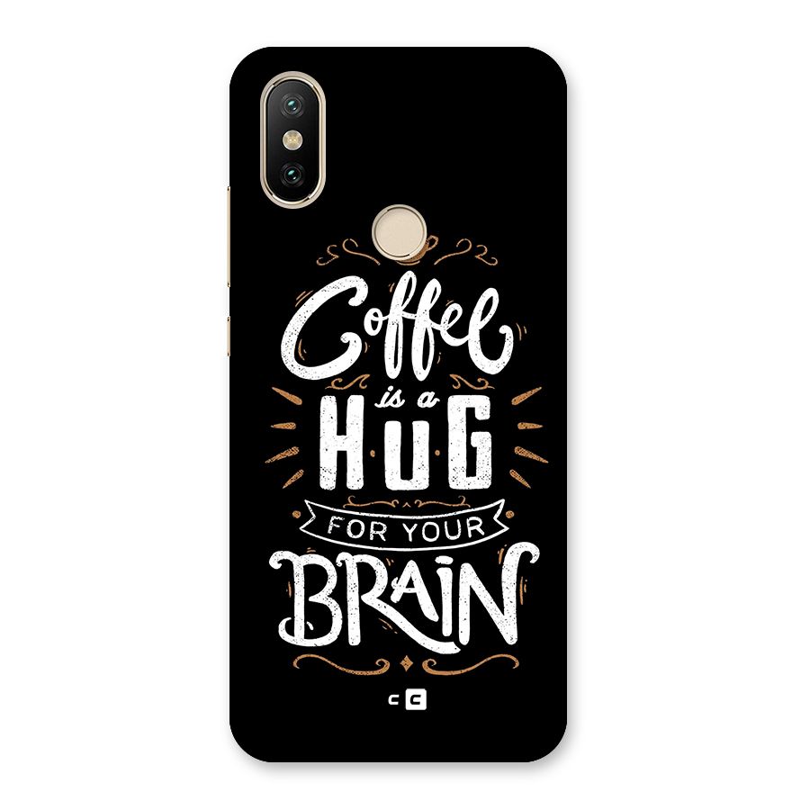 Coffee Brain Back Case for Mi A2