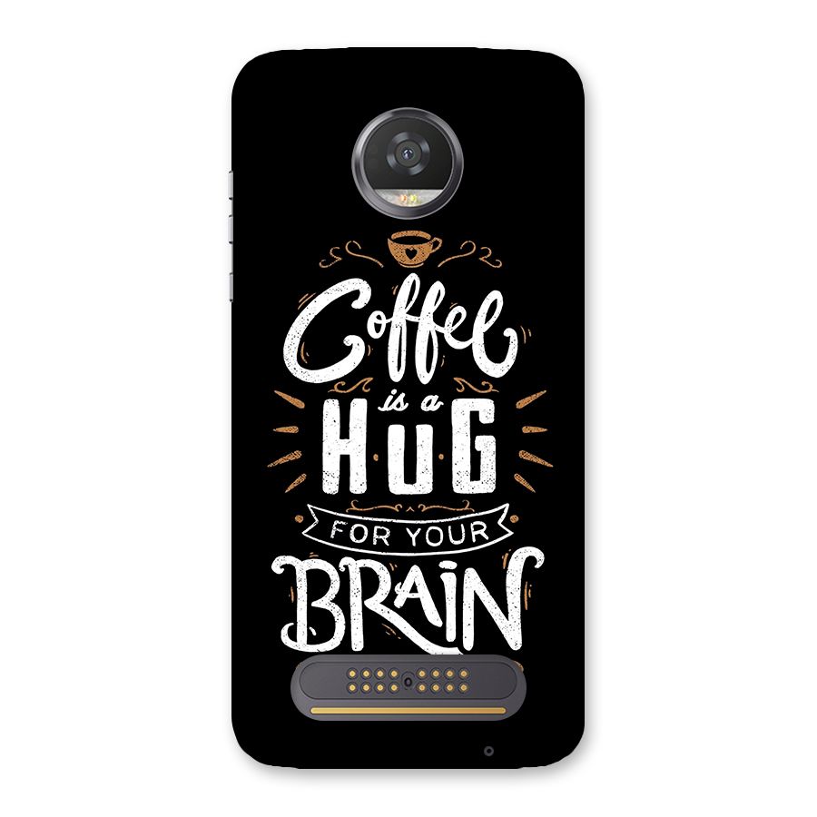 Coffee Brain Back Case for Moto Z2 Play