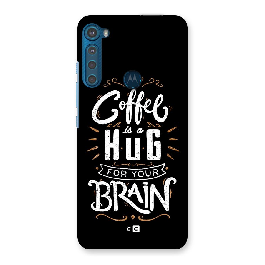 Coffee Brain Back Case for Motorola One Fusion Plus