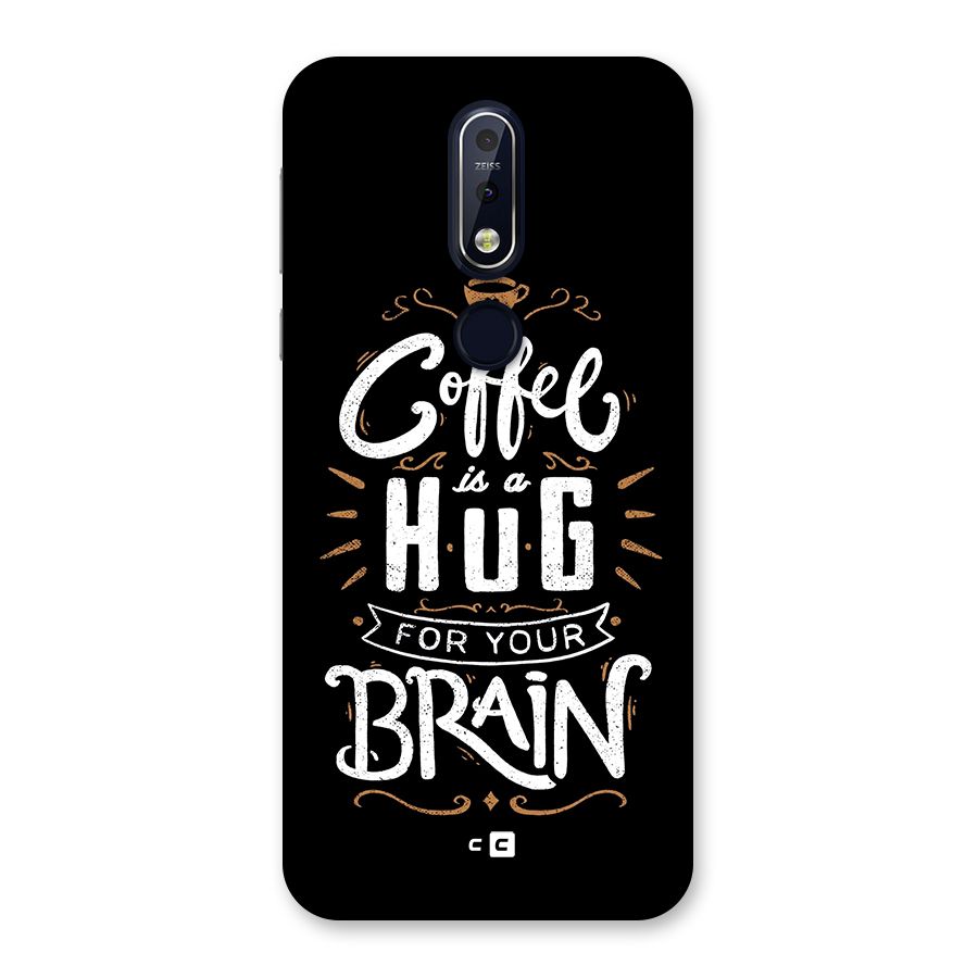 Coffee Brain Back Case for Nokia 7.1