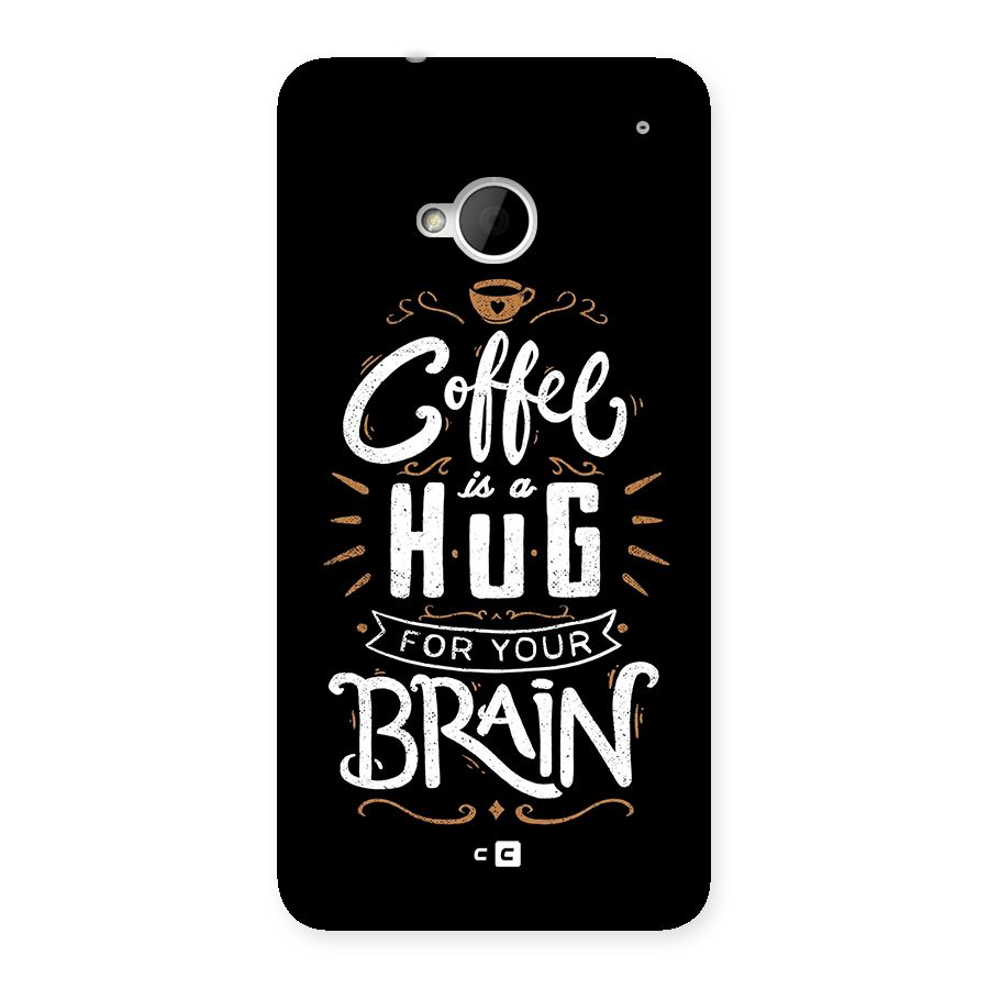 Coffee Brain Back Case for One M7 (Single Sim)