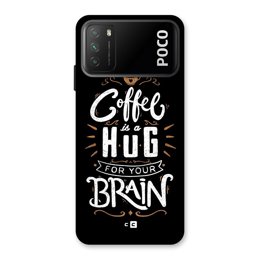 Coffee Brain Back Case for Poco M3