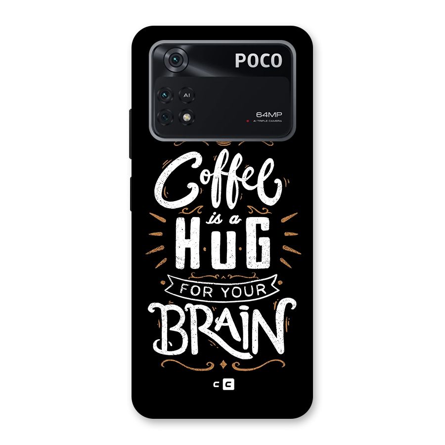 Coffee Brain Back Case for Poco M4 Pro 4G