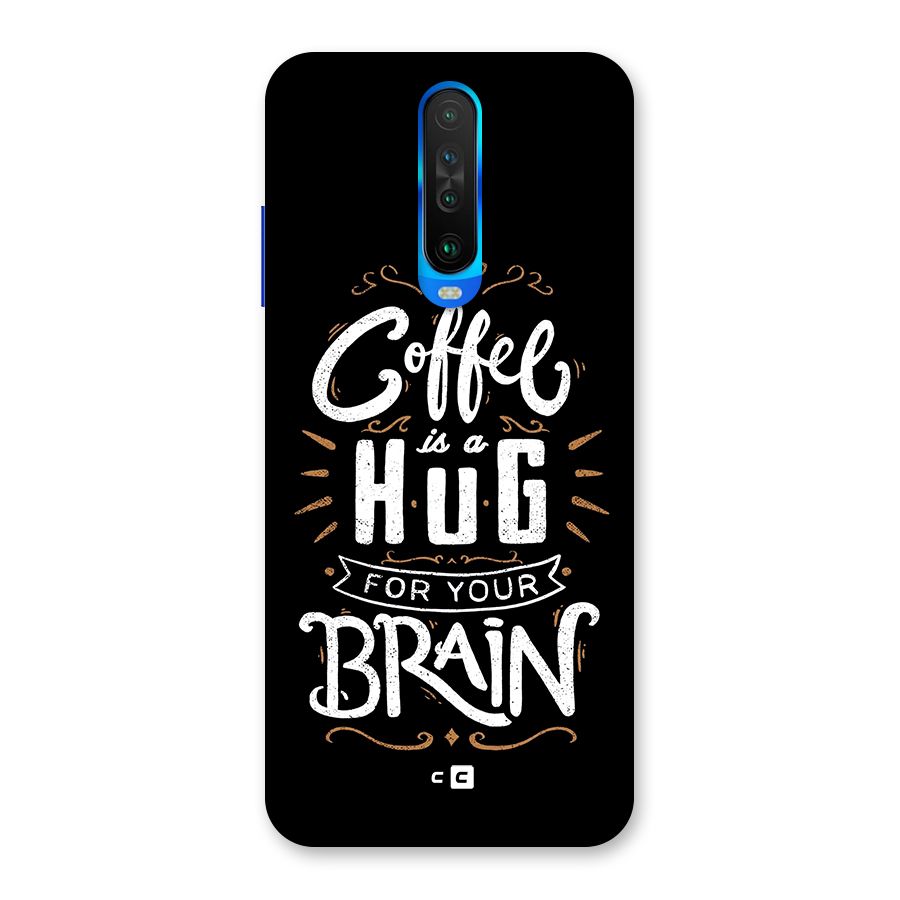 Coffee Brain Back Case for Poco X2