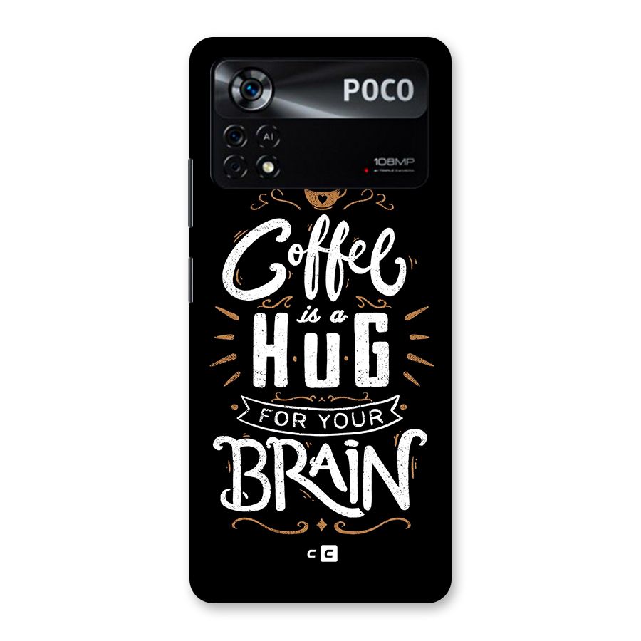 Coffee Brain Back Case for Poco X4 Pro 5G
