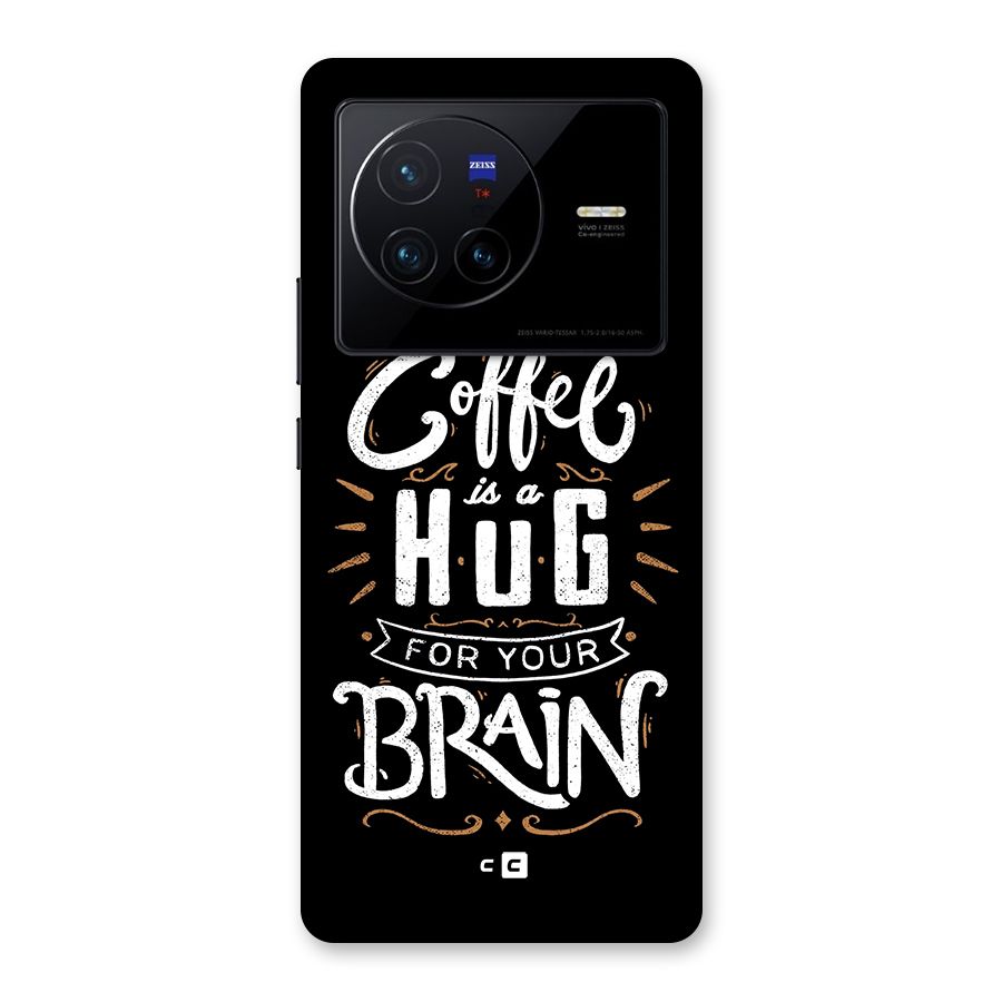 Coffee Brain Back Case for Vivo X80