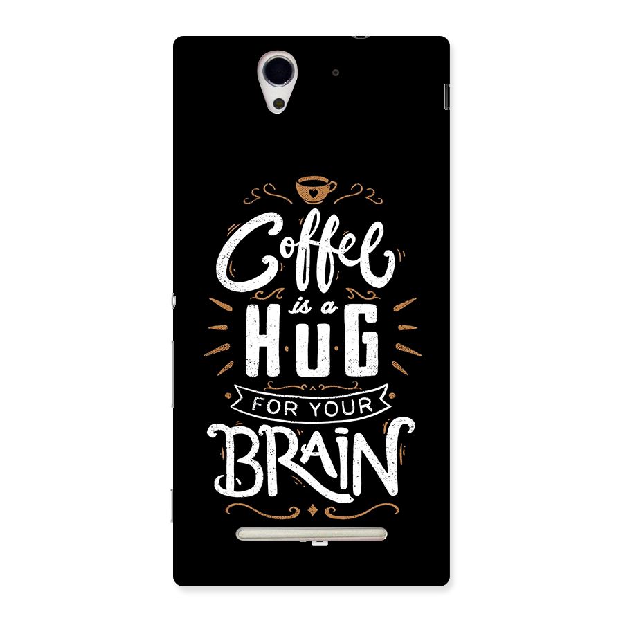 Coffee Brain Back Case for Xperia C3