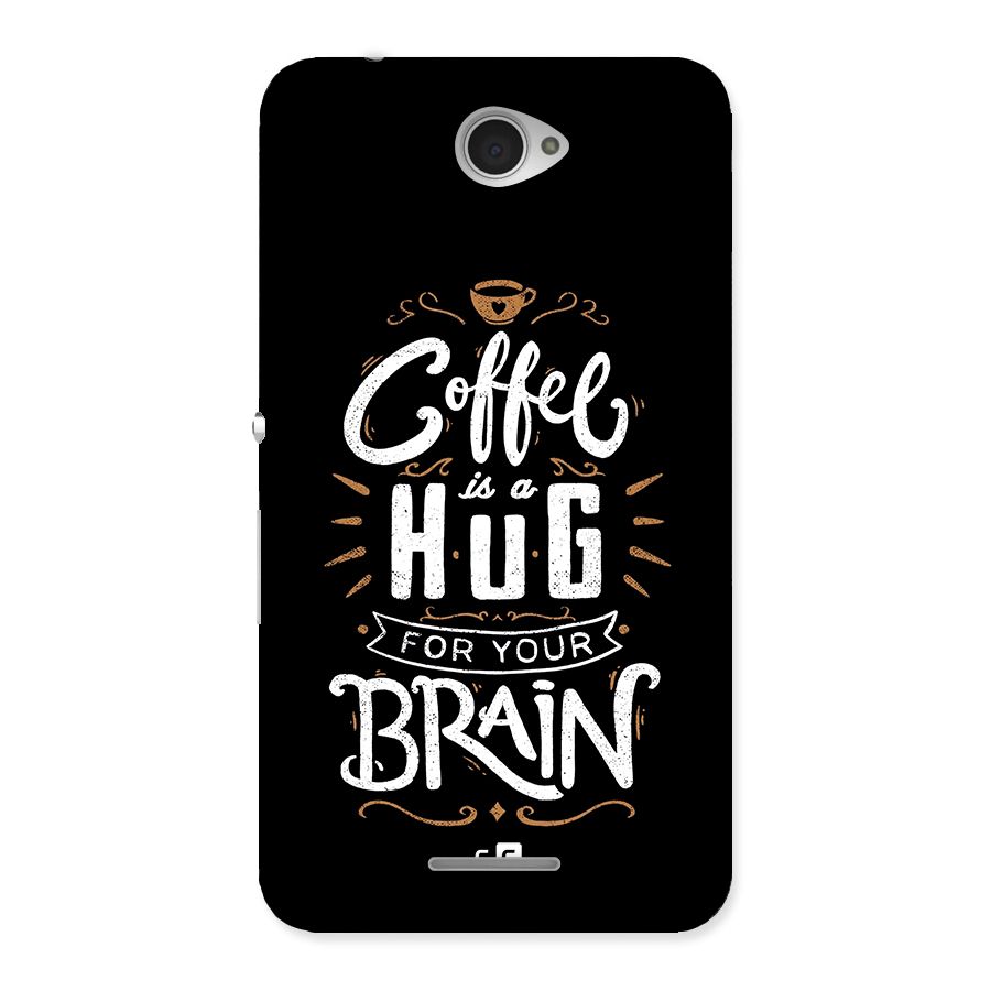 Coffee Brain Back Case for Xperia E4