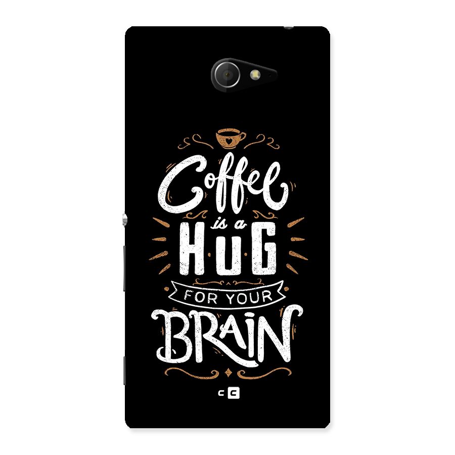 Coffee Brain Back Case for Xperia M2