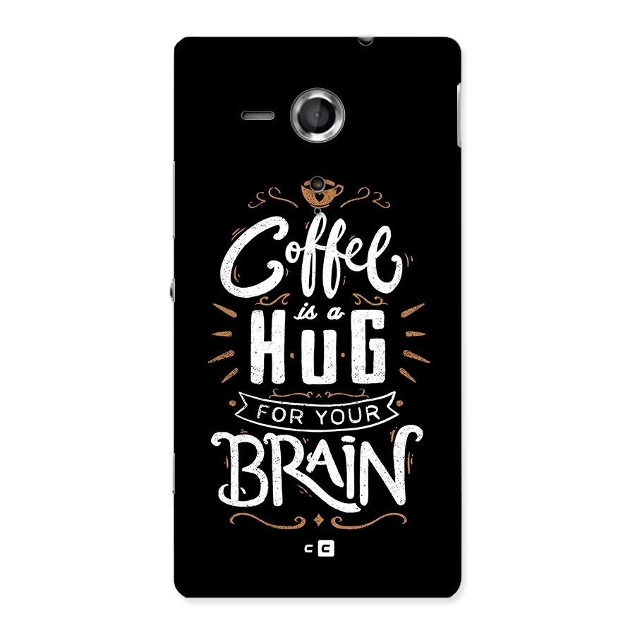 Coffee Brain Back Case for Xperia Sp