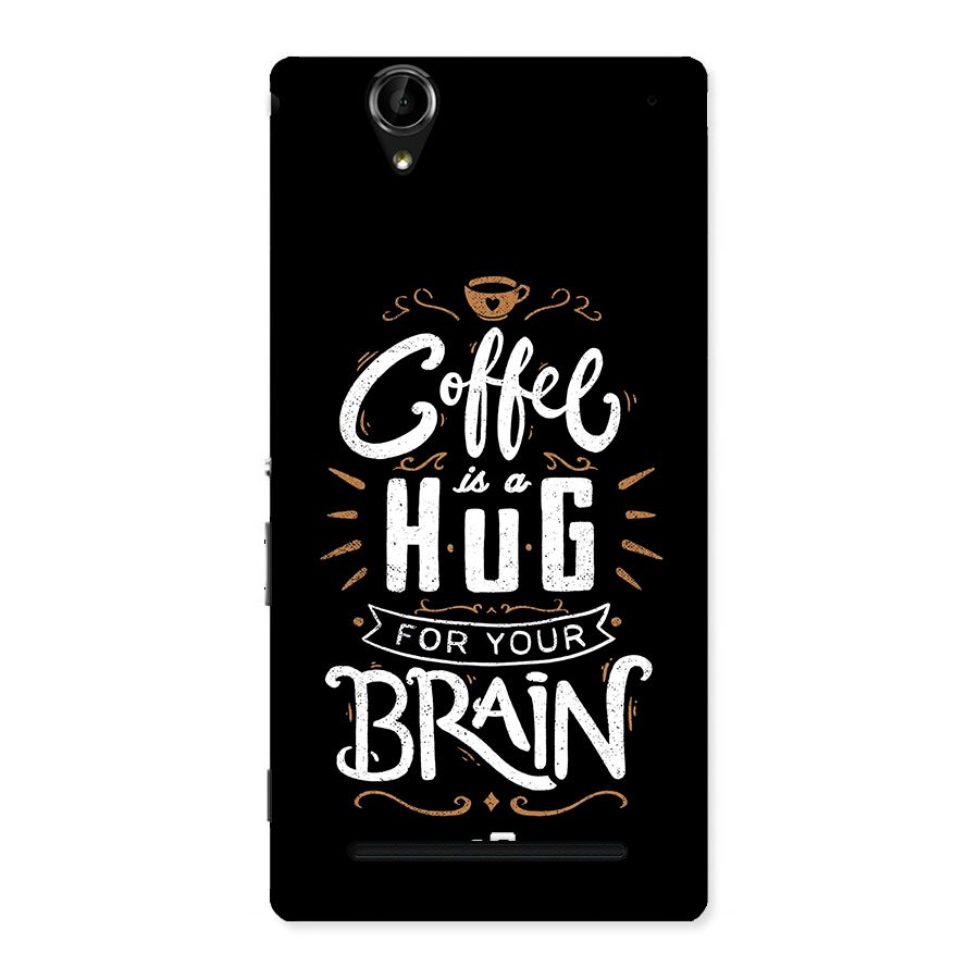 Coffee Brain Back Case for Xperia T2