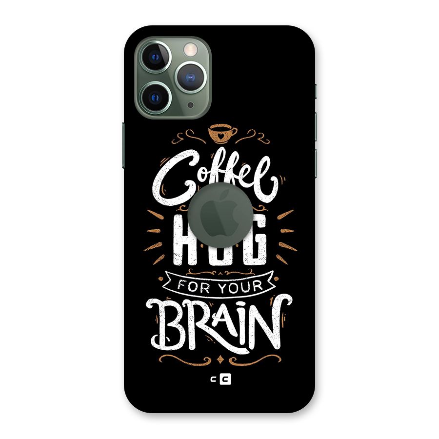 Coffee Brain Back Case for iPhone 11 Pro Logo Cut