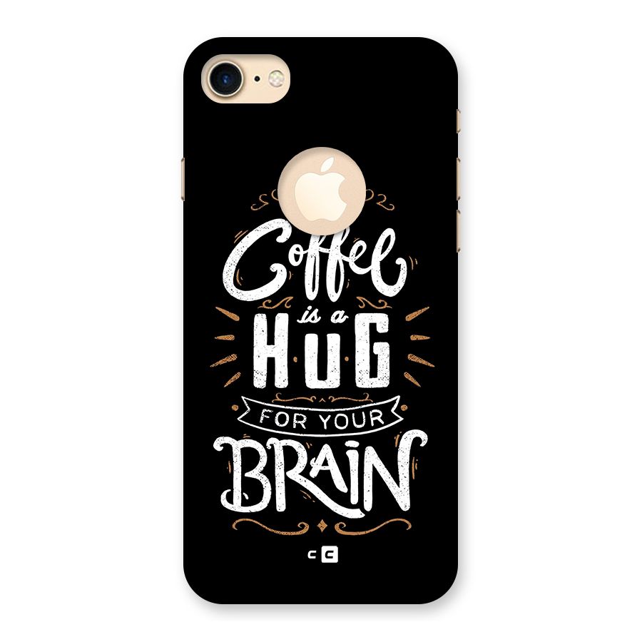 Coffee Brain Back Case for iPhone 7 Logo Cut