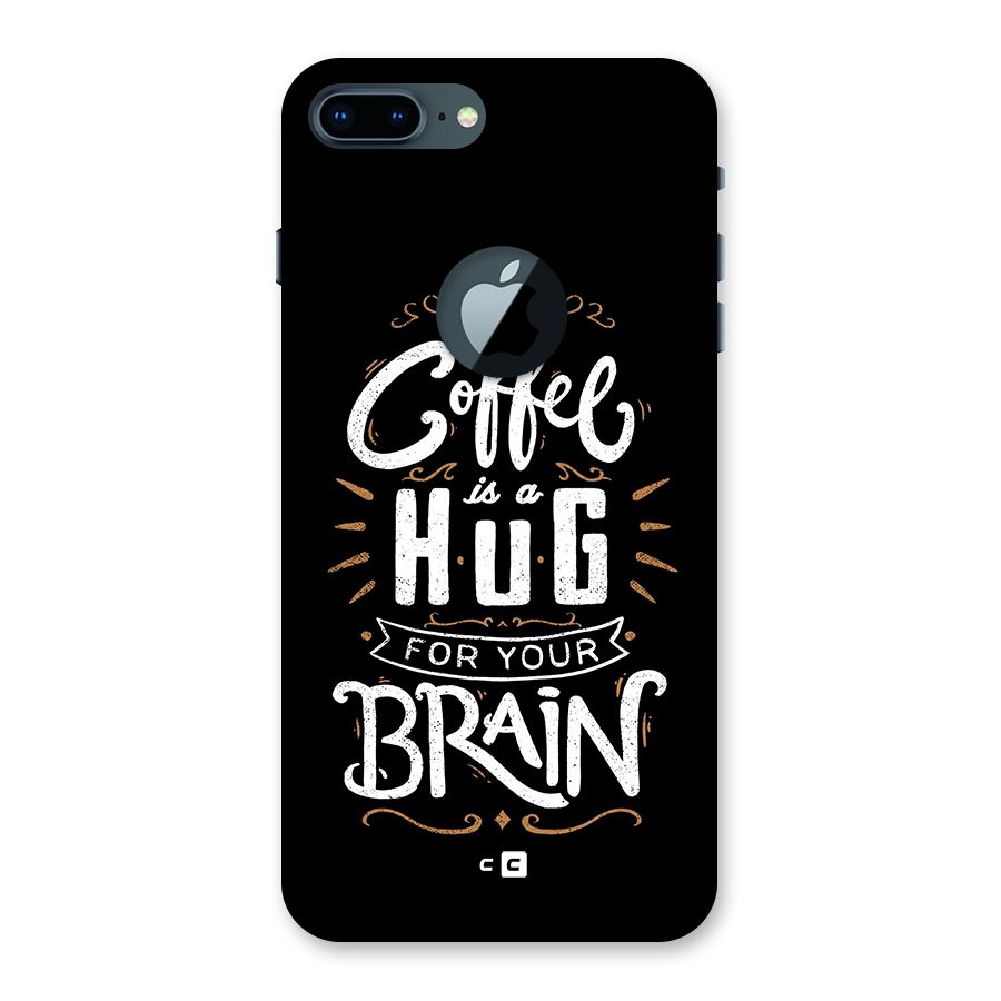 Coffee Brain Back Case for iPhone 7 Plus Logo Cut