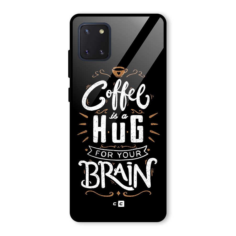 Coffee Brain Glass Back Case for Galaxy Note 10 Lite