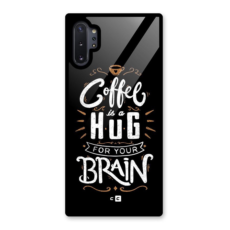 Coffee Brain Glass Back Case for Galaxy Note 10 Plus