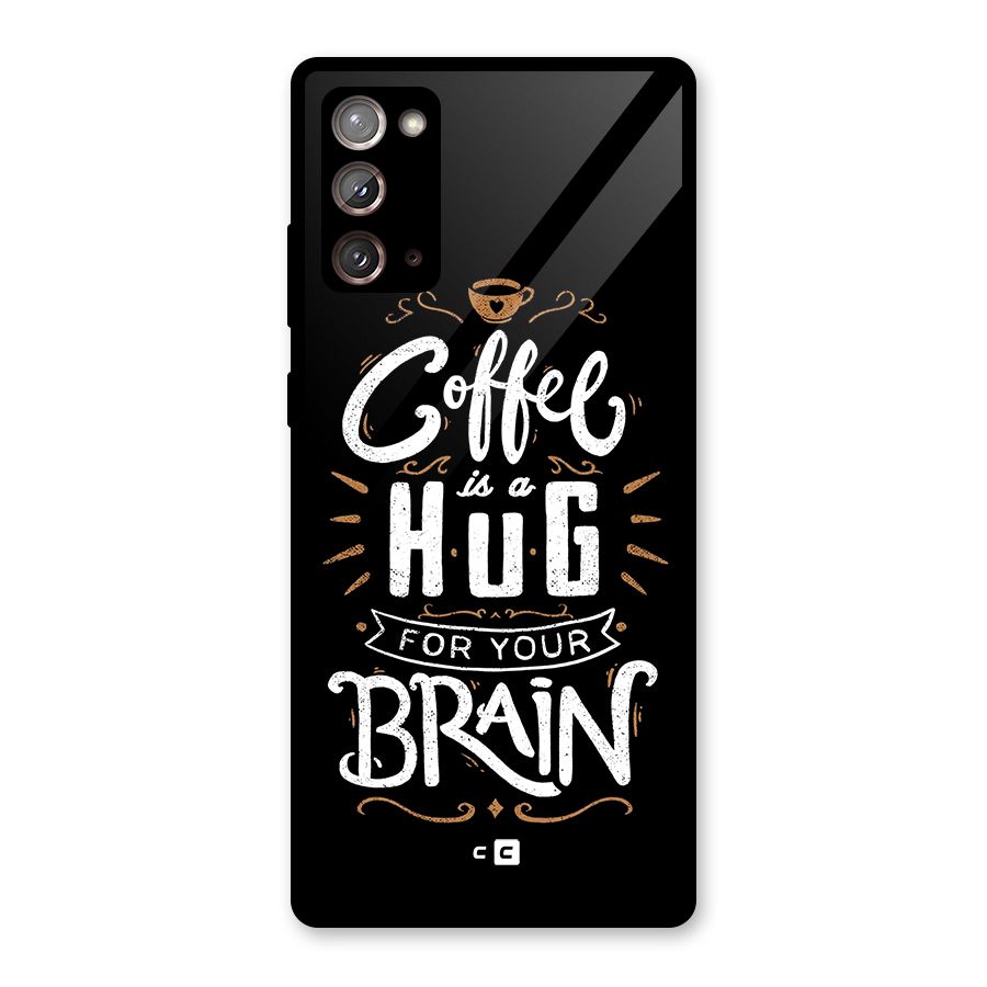 Coffee Brain Glass Back Case for Galaxy Note 20