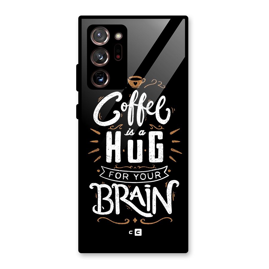 Coffee Brain Glass Back Case for Galaxy Note 20 Ultra 5G