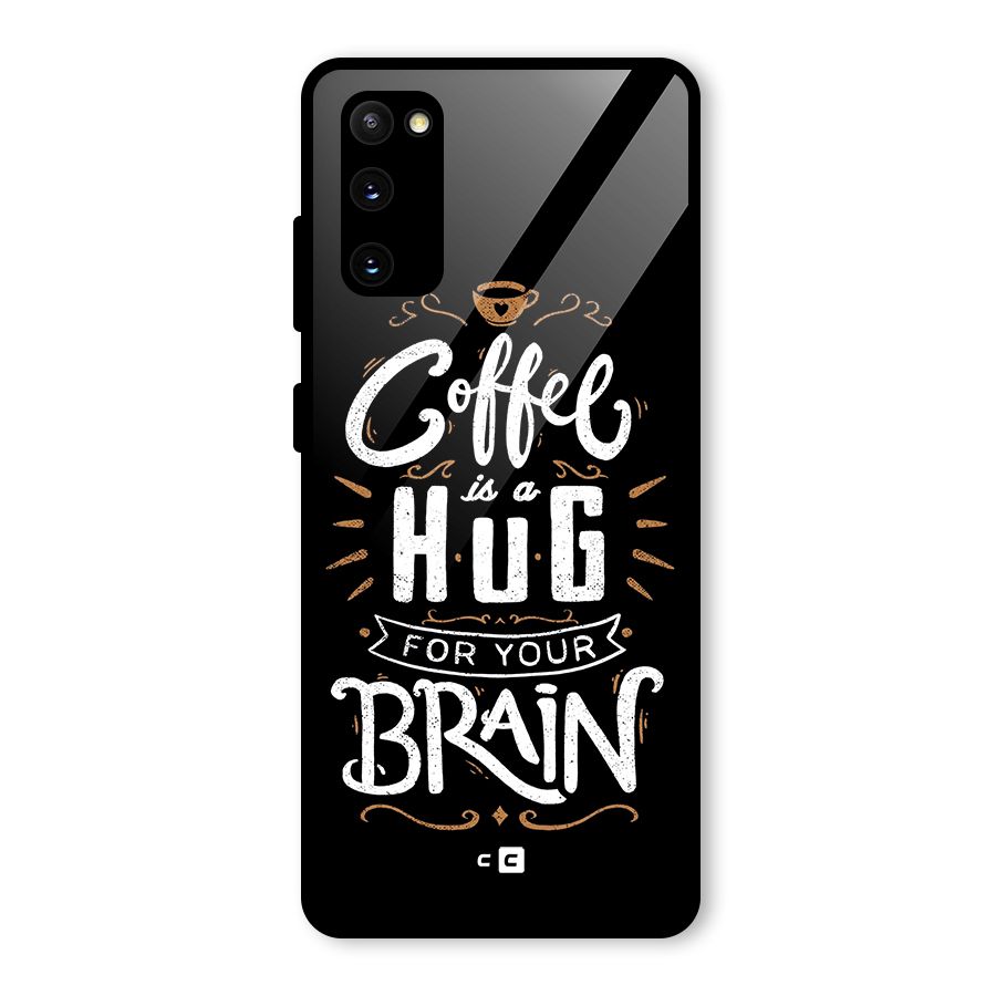 Coffee Brain Glass Back Case for Galaxy S20 FE 5G