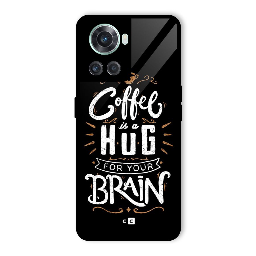 Coffee Brain Glass Back Case for OnePlus 10R