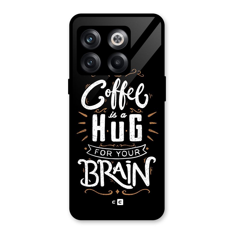 Coffee Brain Glass Back Case for OnePlus 10T