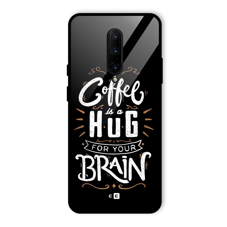 Coffee Brain Glass Back Case for OnePlus 7 Pro