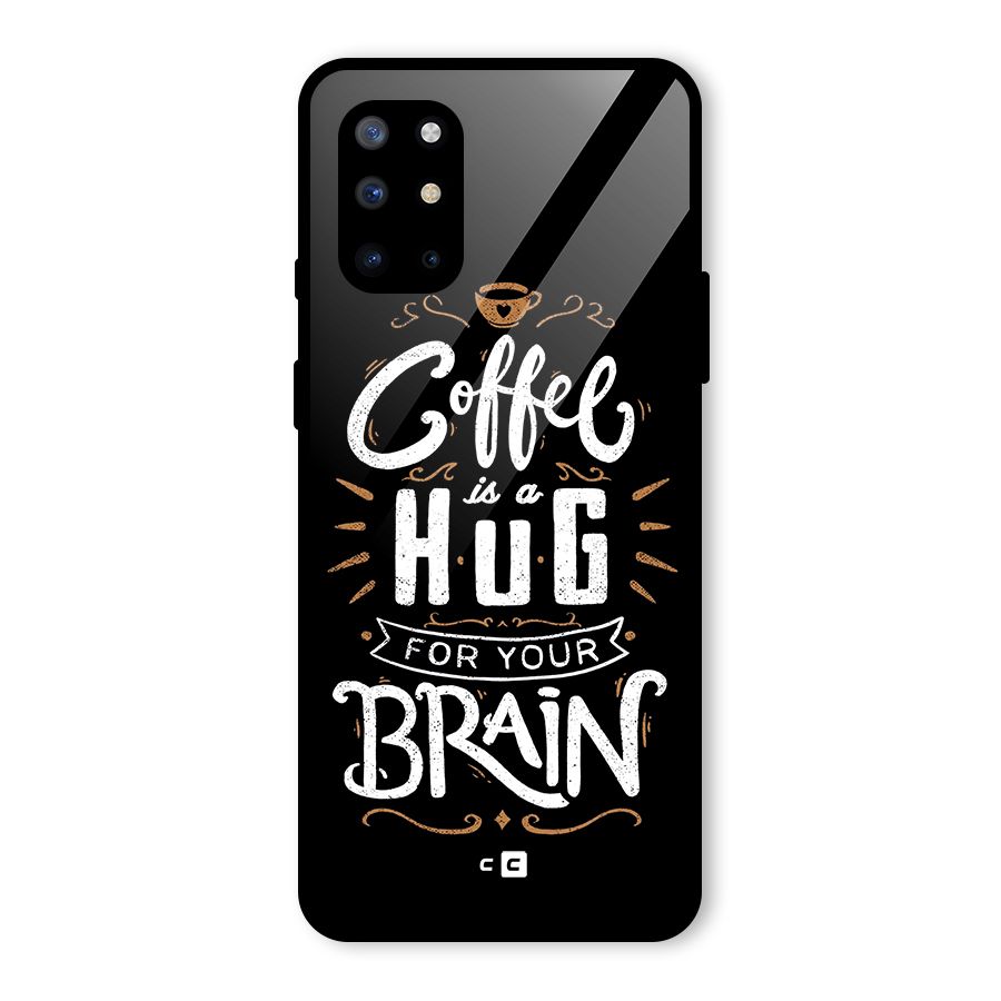 Coffee Brain Glass Back Case for OnePlus 8T