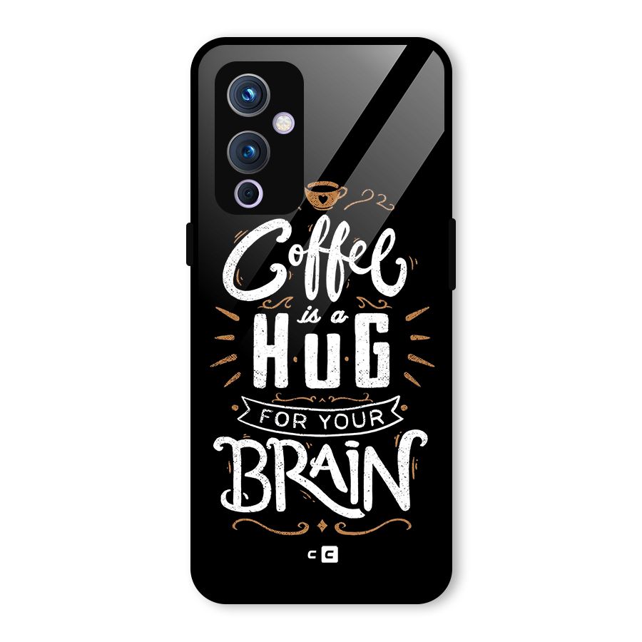 Coffee Brain Glass Back Case for OnePlus 9