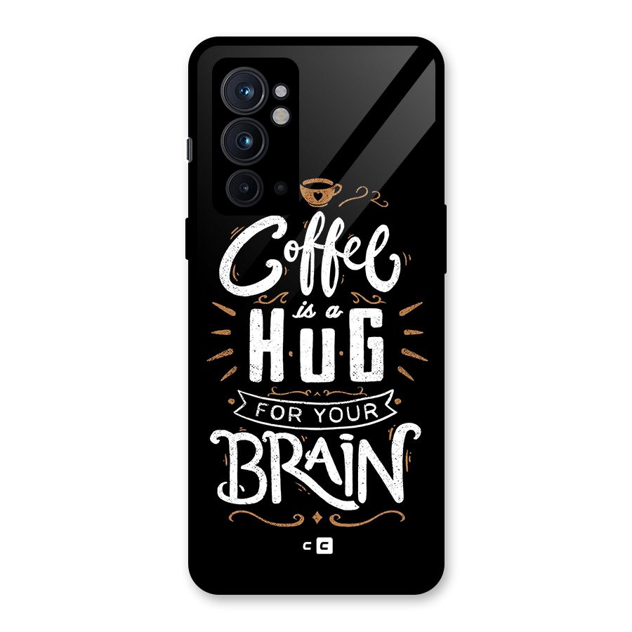 Coffee Brain Glass Back Case for OnePlus 9RT 5G