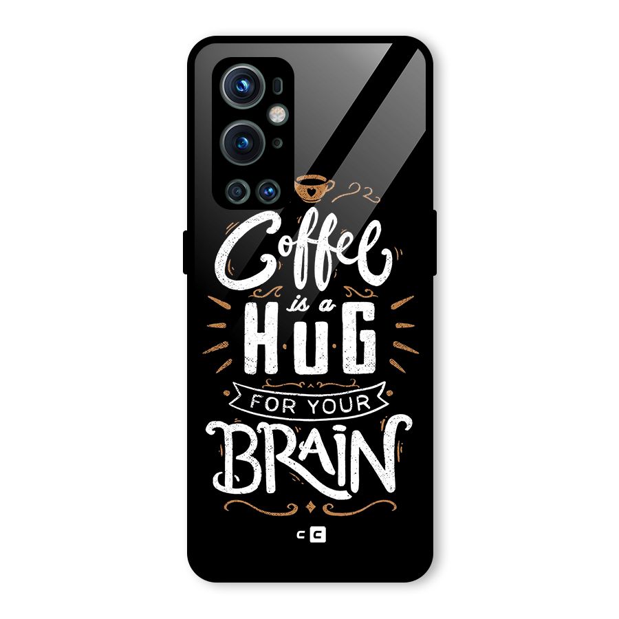 Coffee Brain Glass Back Case for OnePlus 9 Pro